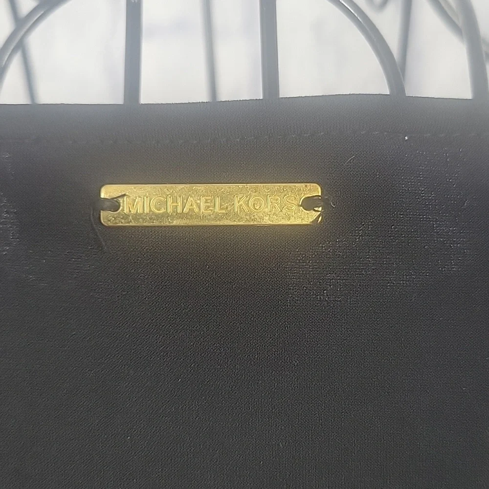 Michael Kors Black Bedazzled Long Sleeves‎ Blouse Medium